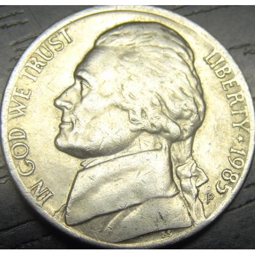 5 центів 1985 P США