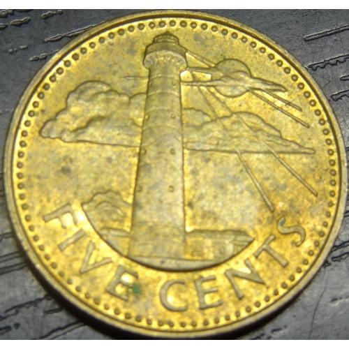 5 центів 1986 Барбадос