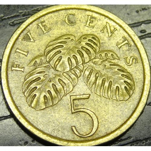 5 центів 1986 Сінгапур