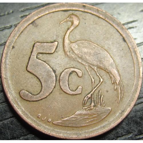 5 центів 1990 Південна Африка