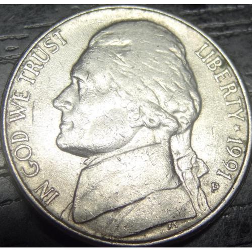 5 центів 1991 P США