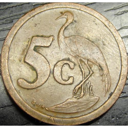 5 центів 1991 Південна Африка
