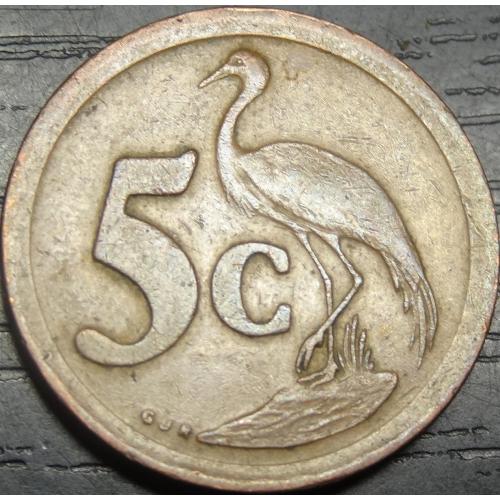 5 центів 1992 Південна Африка