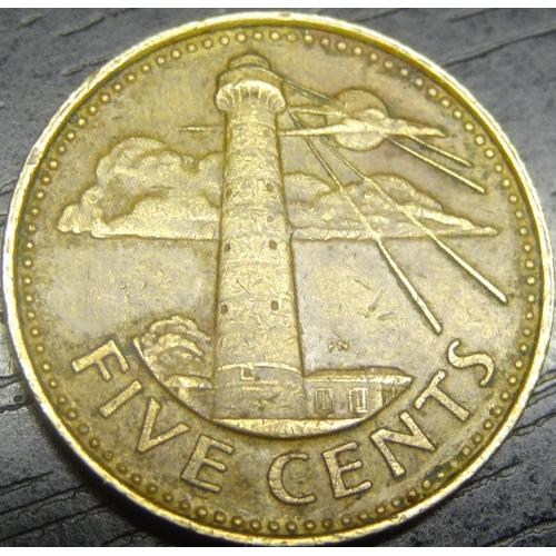 5 центів 1994 Барбадос