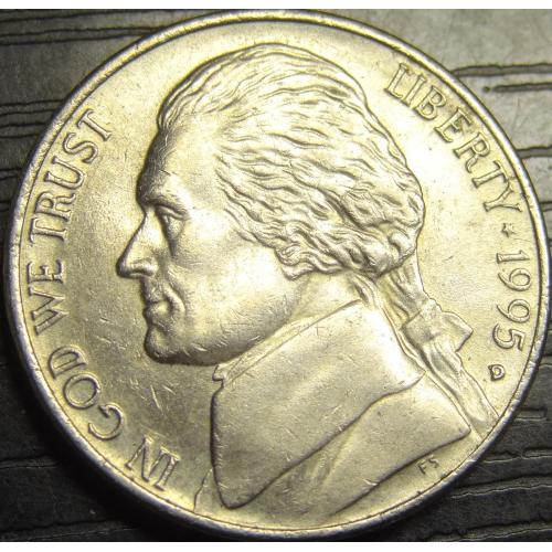 5 центів 1995 D США