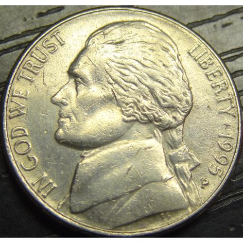 5 центів 1995 P США