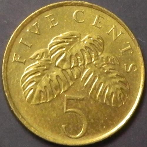 5 центів 1995 Сінгапур