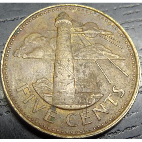 5 центів 1997 Барбадос