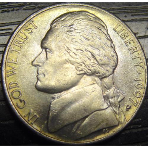 5 центів 1997 P США