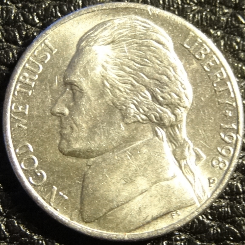 5 центів 1998 P США