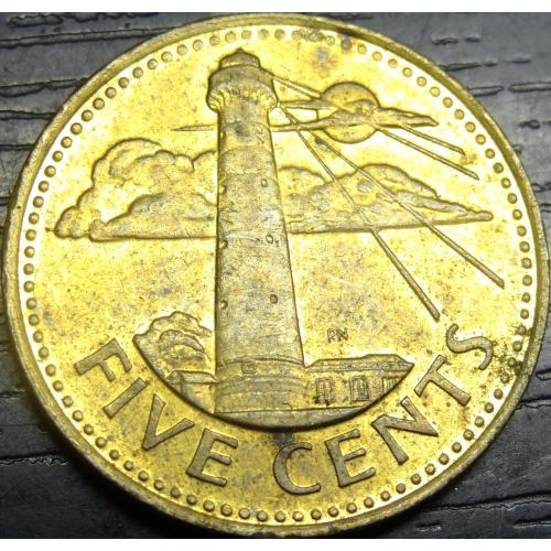 5 центів 1999 Барбадос
