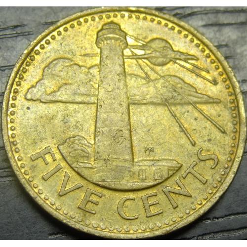 5 центів 2001 Барбадос
