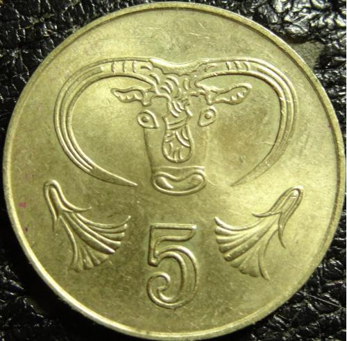 5 центів 2001 Кіпр