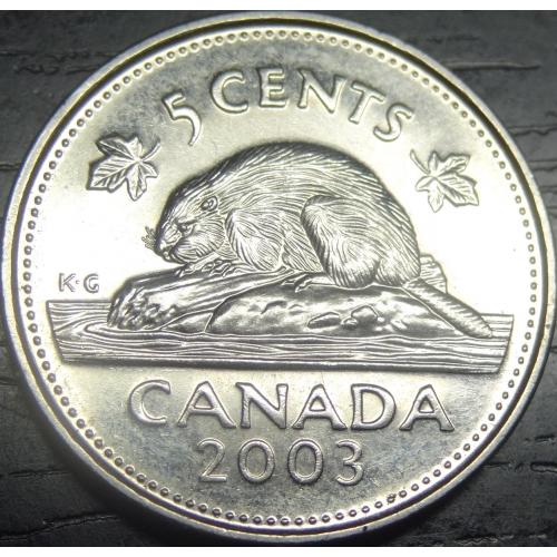 5 центів 2003 P Канада (новий портрет)