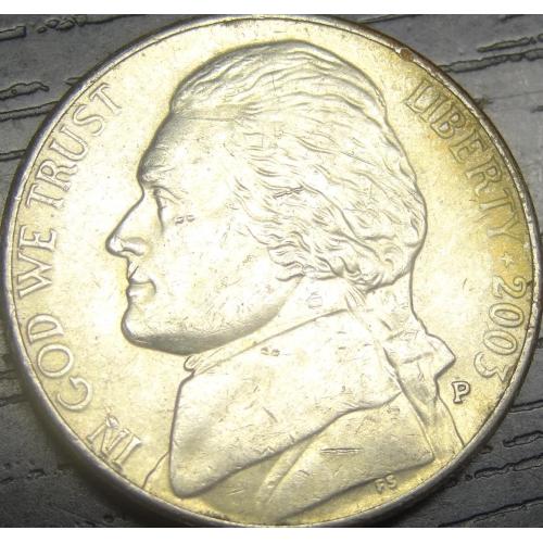 5 центів 2003 P США