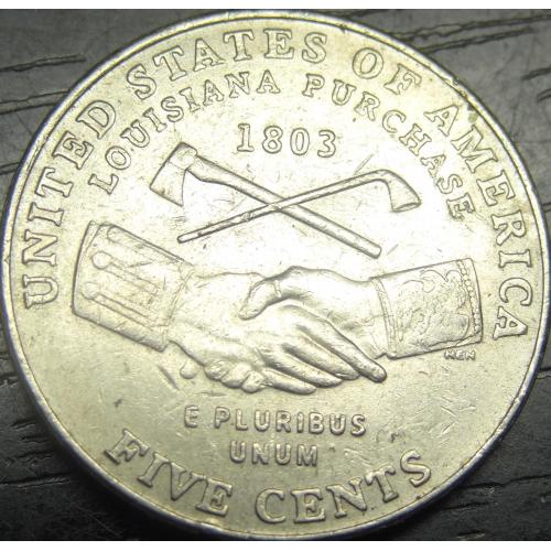 5 центів 2004 P США Придбання Луїзіани