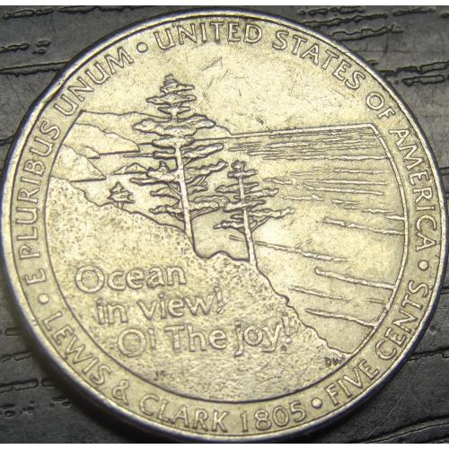 5 центів 2005 P США  Вихід до океану