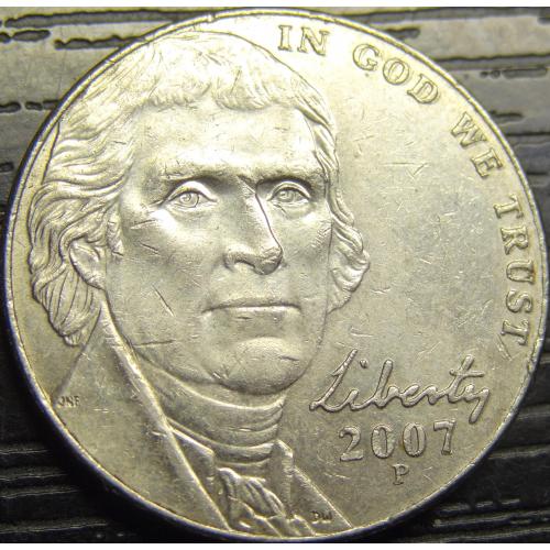 5 центів 2007 P США