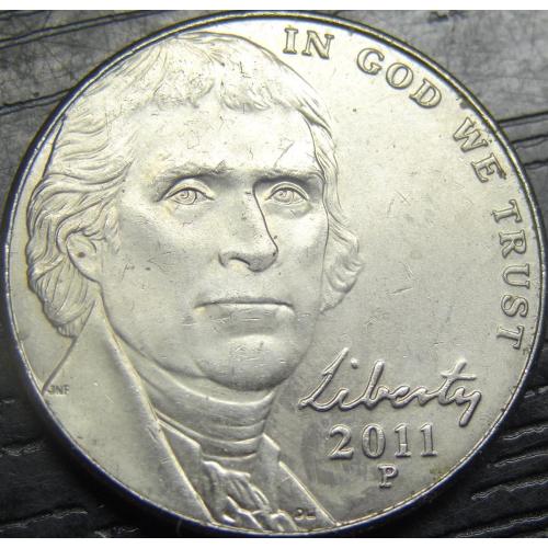 5 центів 2011 P США