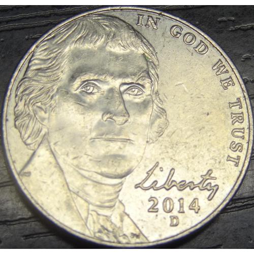 5 центів 2014 D США