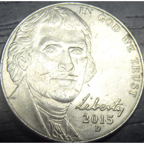 5 центів 2015 D США