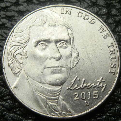 5 центів 2015 D США