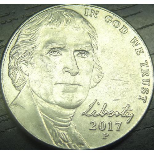 5 центів 2017 P США