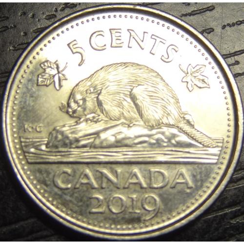 5 центів 2019 Канада