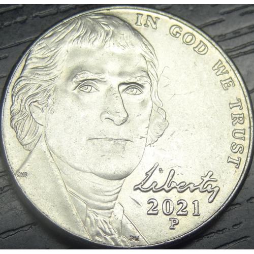 5 центів 2021 P США