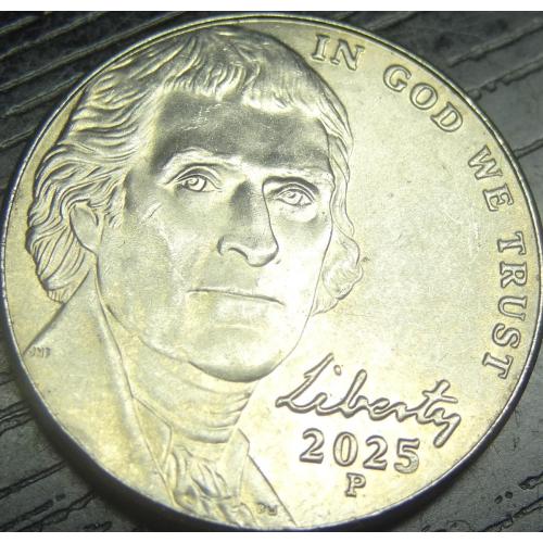 5 центів 2025 P США