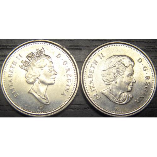 5 центів Канада 2003 (два різновиди)