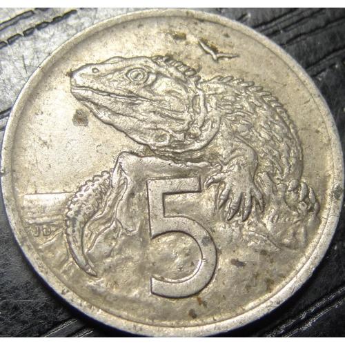 5 центів Нова Зеландія 1974