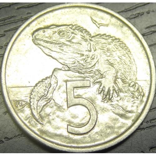 5 центів Нова Зеландія 1975
