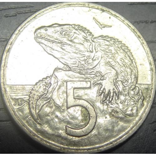 5 центів Нова Зеландія 1995