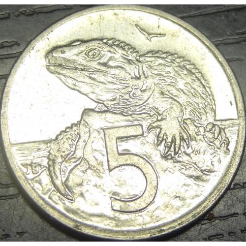 5 центів Нова Зеландія 2000