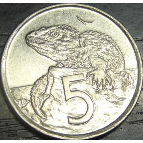 5 центів Нова Зеландія 2001