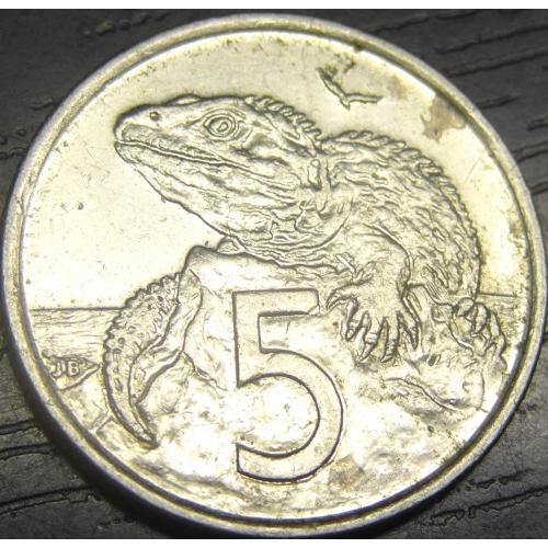 5 центів Нова Зеландія 2001