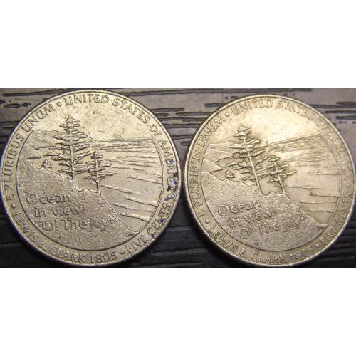 5 центів США 2005 Вихід до океану (два різновиди)