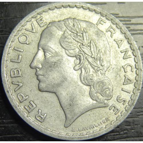 5 франків 1947 Франція (відкрита 9)