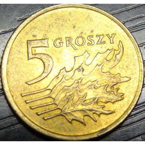 5 грошей 1991 Польща