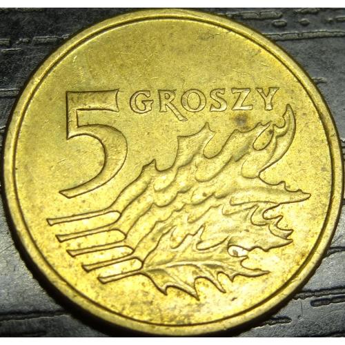 5 грошей 2001 Польща