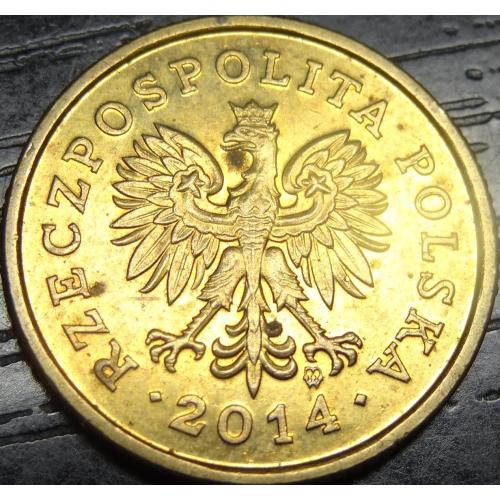 5 грошей 2014 Польща (старий тип)