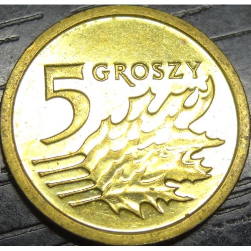 5 грошей 2015 Польща