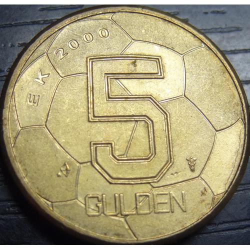 5 гульденів 2000 Нідерланди, Євро-2000