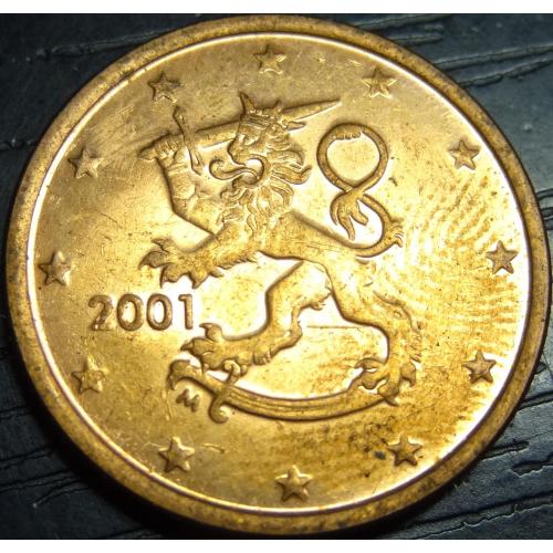 5 євроцентів 2001 Фінляндія