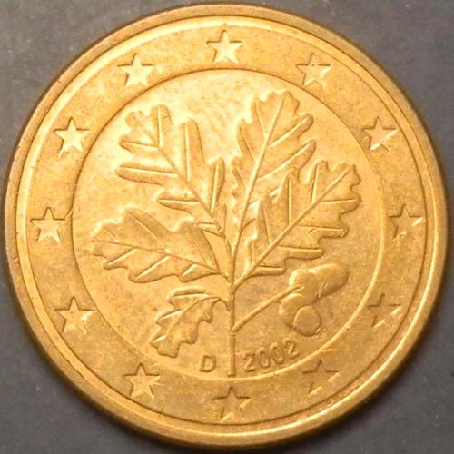 5 євроцентів 2002 D Німеччина