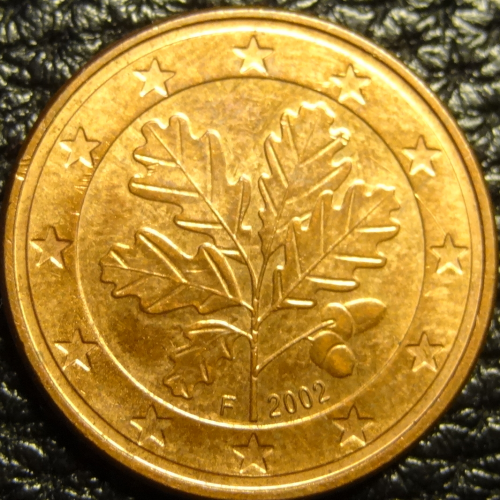5 євроцентів 2002 F Німеччина