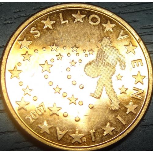  5 євроцентів Словенія 2007 UNC
