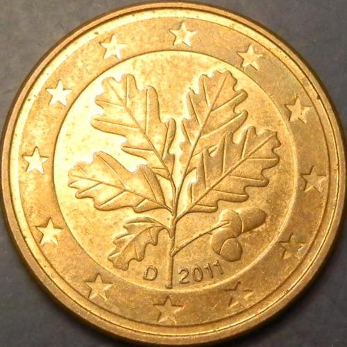 5 євроцентів 2011 D Німеччина