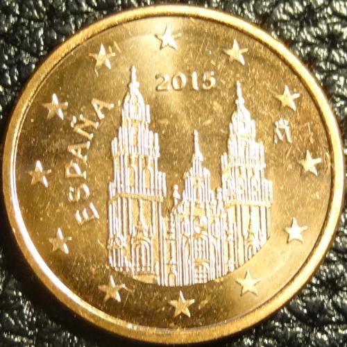 5 євроцентів 2015 Іспанія UNC